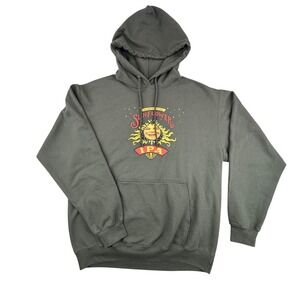 McMenamins Sunflower‎ IPA Graphic Hoodie Green Men's L SEE PHOTOS